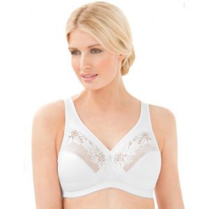 Glamorise Magic Lift Minimizer Bra Femme - Blanc (Weiss 110) 125 E(Taille fabricant:110 E)