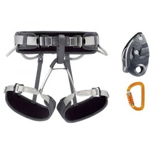 Image de Petzl Kit Corax Grigri 1 Black / Silver - Black / Silver - Taille 1