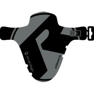Riesel design " schlamm:PE Pare-boue avant 26-29", gris/noir Mudguards"