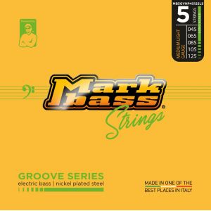 Image de Markbass MB5GVNP45125LS - Jeu 5 cordes Groove Series basse électrique - nickel plated steel – 45-125