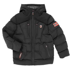 Geographical Norway Parka enfant CACHOT Noir - Taille 8 ans,10 ans,12 ans,14 ans,16 ans