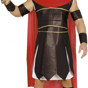 FIESTAS GUIRCA Costume Homme Guerrier Romain - D&eacute;guisement Gladiateur Homme Taille S 46-48