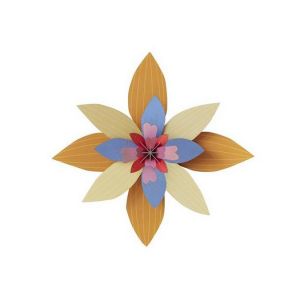 Studio Roof Décoration murale 3D Apricot Sorbet