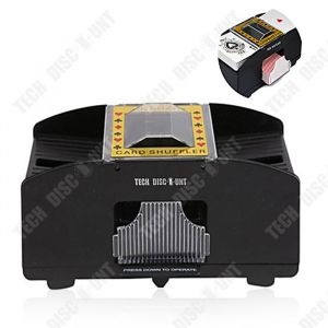 M&eacute;langeur de cartes automatique - Tech Discount - TD - 2 jeux - &Eacute;lectrique - Compact