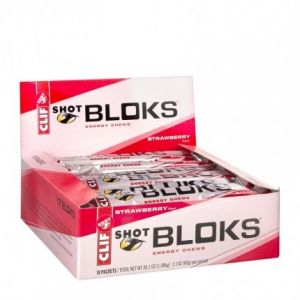 CLIF Shot Bloks Fraise - Boite de 18x 60g (1080g)