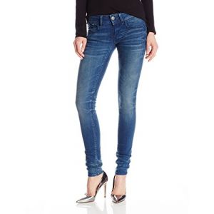 G-Star Raw RAW Lynn Mid Waist Skinny Jeans, Bleu (Medium Aged 6550-071), 24W / 32L Femme