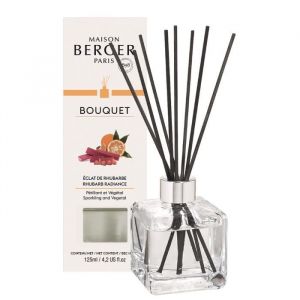 Maison Berger Paris BOUQUET GLACON Transparent Pré-rempli 125ml Eclat de Rhubarbe