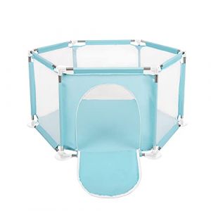 Selonis Parc Bébé Hexagonal Pliable, Vert Clair - vert clair