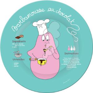 Petit Jour Assiette Barbapapa 25 cm