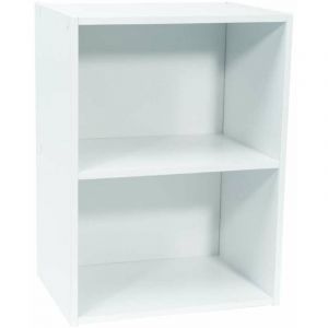 Werkapro Meuble blanc 2 niches 54x40x29cm