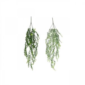 Ligne Deco Chute plante artificielle d'eucalyptus 84cm lot de 2