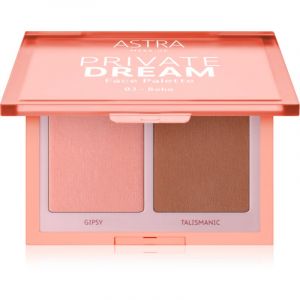Astra Melhor Dto! Private Dream Face Palette 3 Boho Duo Blush Bronzer