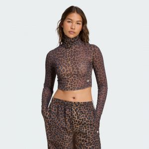 Adidas T-shirt manches longues Leopard