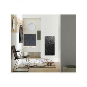 Valderoma Radiateur eau chaude H2O Vertical, 2100 Watts Natura Noir