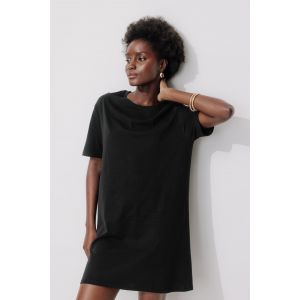 Image de PROMOD Robe Robe t-shirt l&eacute;opard en coton