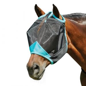 Weatherbeeta Masque anti-mouches pour cheval en maille fine Comfitec Deluxe