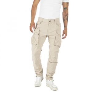 REPLAY Pantalon Cargo Joe Beige - Beige - 30 - Homme - ChinTaille Unique - Boutique Seven's