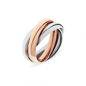 Esprit Bague pour femme Acier inoxydable or rose, argent 1 unité