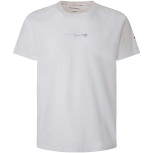 Pepe Jeans T-shirt David manche courte blanc noir - XXL