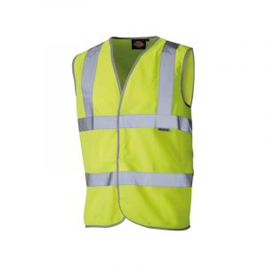 Dickies Gilet Haute Visibilité - Homme (Jaune Haute Visibilité) - Utbc290