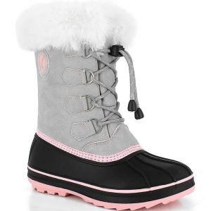 Kimberfeel Sonik - Bottes de neige enfant Gris 25