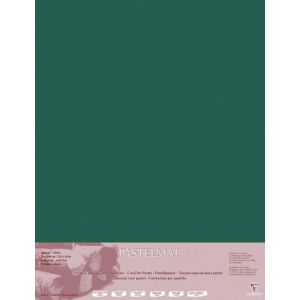 Clairefontaine Feuilles Pastelmat, 70x100cm-360g/m&sup2;-Feuille, Vert fonc&eacute;