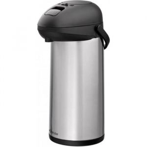 Bartscher Cafetière Thermos Professionnel à Pompe en Inox 5 L - Acier inoxydable/Plastique5