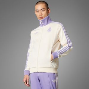 Adidas Real Madrid Haut d'Entraînement OG Beckenbauer - Blanc/Magic Lilac, pointure X-Small - ['Blanc'] - Taille X-Small