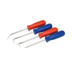 Silverline 427723 - Lot de 4 piques et crochets 140 mm