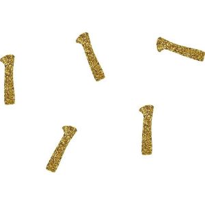 Ruedelafete Lot de 50 confettis paillet&eacute;s Chiffre 1 Or