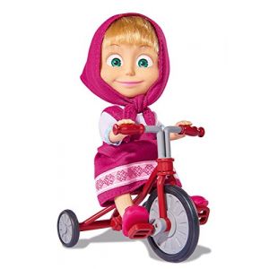 Image de Simba Toys Masha sur son tricycle