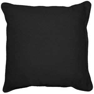 Image de Douceur d'Intérieur Panama Coussin Coton Noir 60 x 60 cm