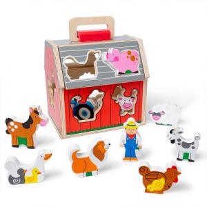 Melissa & Doug Take Along Sorting Barn - 1.0 ea