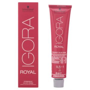 Image de Schwarzkopf Igora Royal Mix 9.5-1 blond pastel cendr&eacute; 60 ml
