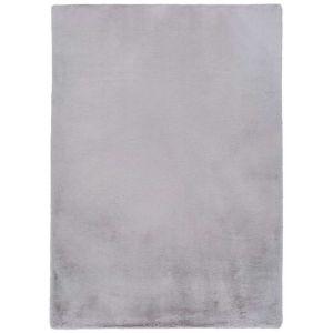 Tapis lavable extra doux en gris argenté, 160x230 cm