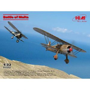 ICM Maquette avion : CR. 42 Falco et Sea Gladiator Mk. II - 1/32