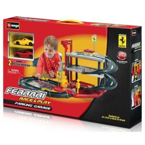 Bburago Garage avec parking Ferrari Race and Play échelle 1/43ème