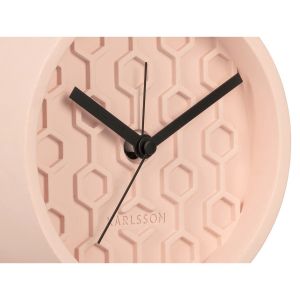 Present time Réveil béton Honeycomb