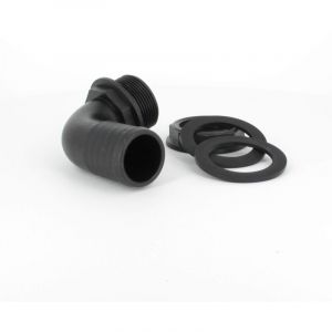 Trop-plein cuve eau 1000L - Embout coudé Diamètre 32 mm