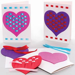 Baker Ross Herz Webe Lot de 6 kits de bricolage pour enfants (FC451)
