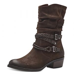 Marco Tozzi Femme 2-25316-41 Bottines à Talons, Cafe Comb, 39 EU