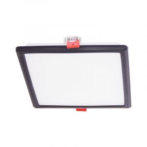 Xanlite Spot encastrable LED carré, extra plat, cons. 12W, 1650 lumens, CCT, Plusieurs coloris - DOP850CCCT