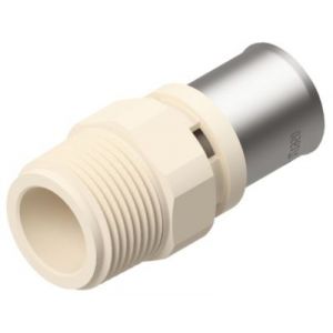 Somatherm For You - Raccord droit &agrave; sertir et &agrave; visser multicouche &Oslash;16-M15/21 sfy