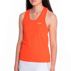 Nox T-shirt p&aacute;del de team fit red femme