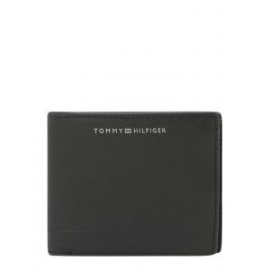 Tommy Hilfiger Portefeuille TH BUSINESS LEATHER CC AND COIN - Couleur Unique - Taille Noir