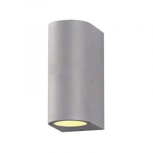 Optonica Applique Ronde Spot 2xGU10 Aluminium Grise