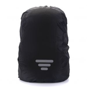 Housse De Pluie Pour Sac À Dos Avec Bande Réfléchissante Le Noir