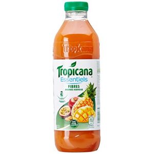 Image de Tropicana Boisson aux jus de 4 fruits et de carotte, fibres ananas mangue - La bouteille plastique de 1L
