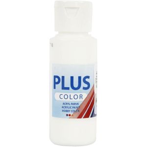 Plus color Peinture acrylique - 60 ml - Blanc