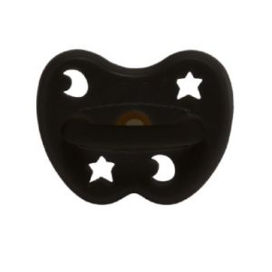 Image de Hévéa Sucette 3 m+ caoutchouc naturel outer space black/orthodontique/étoile & lune